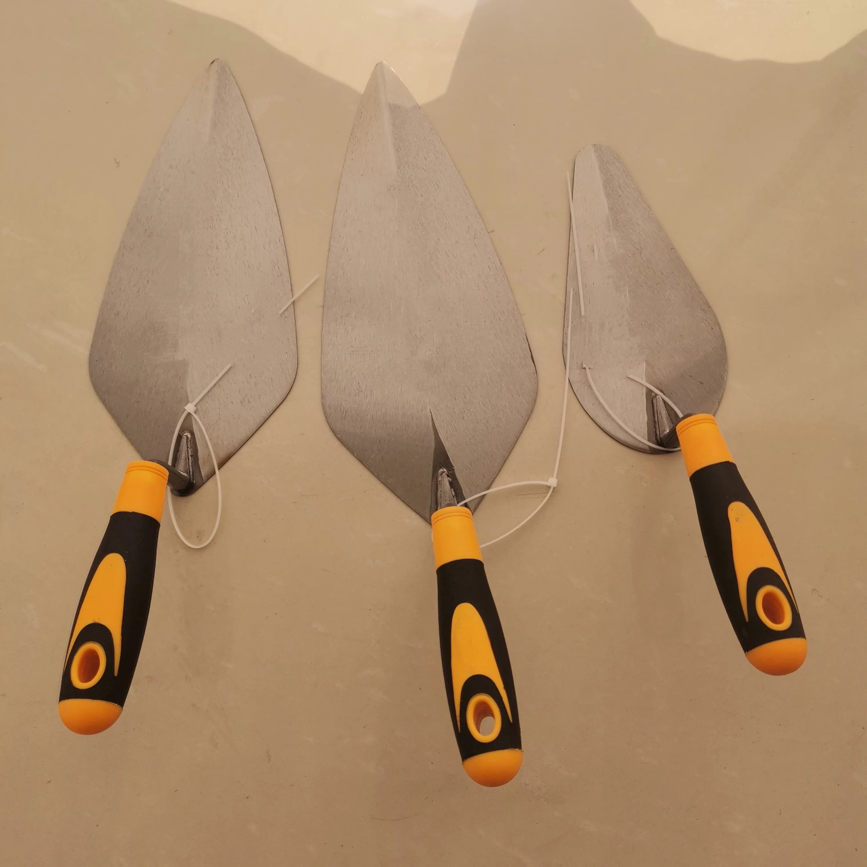 Plastering Trowel Carbon Steel with Soft Grip Handle Two-Tone Plastering Tools