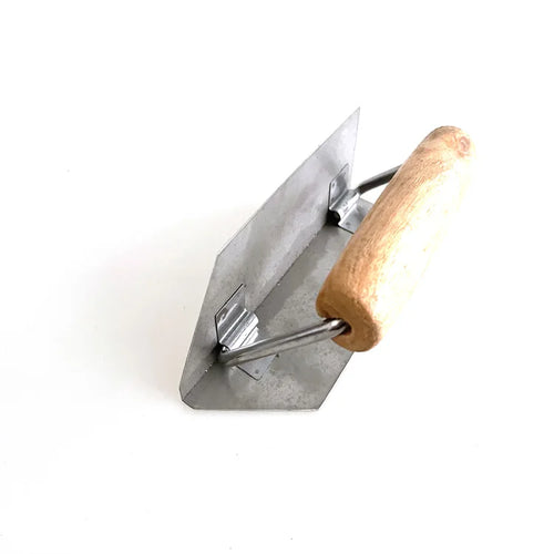 2022 Hot Sales cheap Wooden Handle Stainless Steel Blade Tool Inside Corner plastering Trowel
